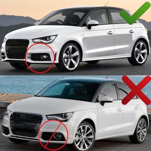 Grille pare-chocs avant Audi A1 2011 2012 2013 2014 cache antibrouillard - 5