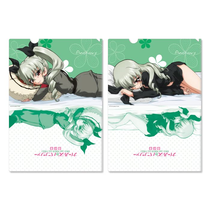 ガールズ＆パンツァー 最終章 クリアファイルセット アンチョビ 添い寝 ver.