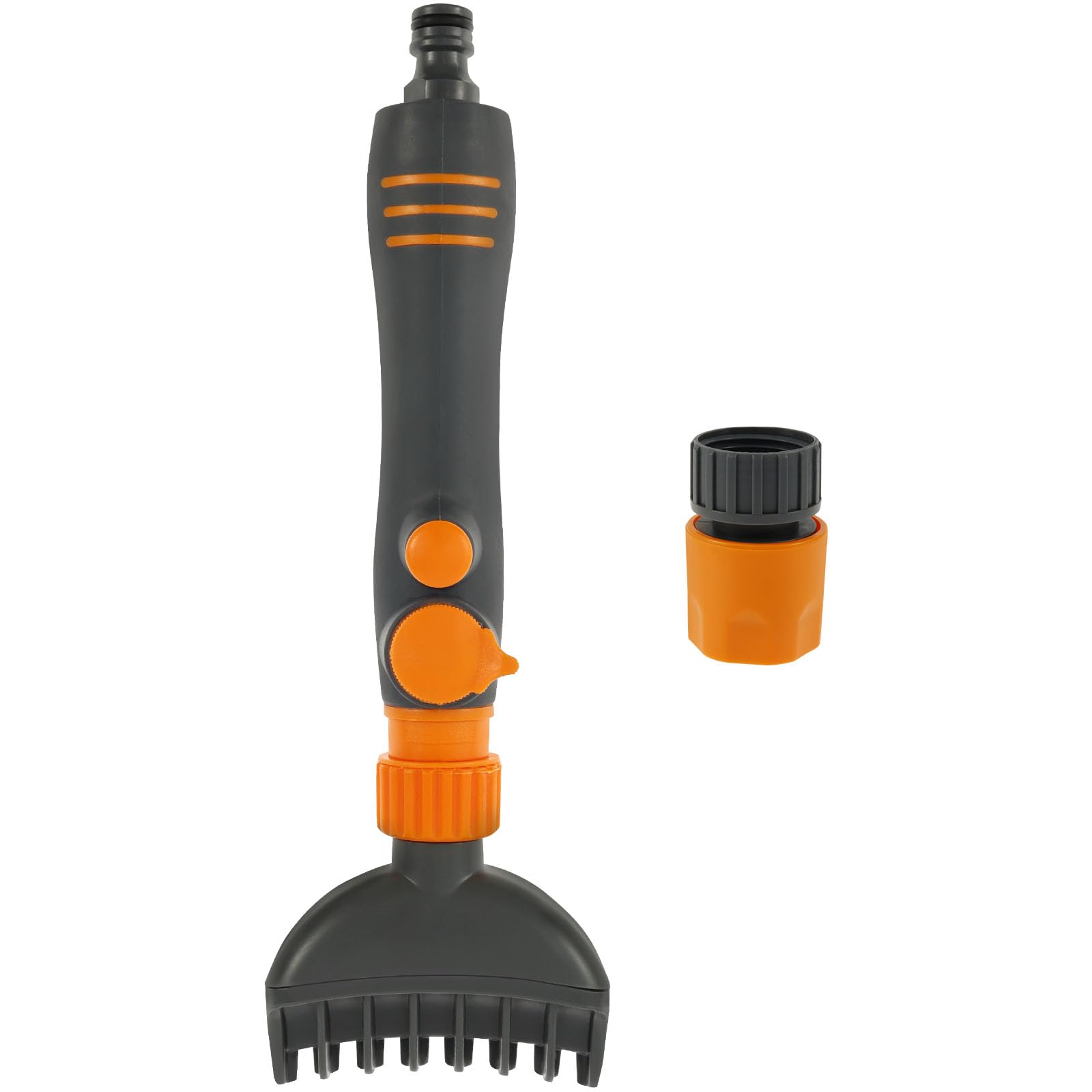 VAVPUP High Pressure Pool Filter Cleaner with Dual Nozzles for Hot Tub Cartridge Washer Removes Debris & Dirt from Pool Filters in Seconds,Hose Compatible Maintenance Tool (Orange)