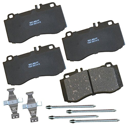 Image of Bendix Premium SBC1420 Ceramic Front Brake Pads for Mercedes-Benz E550 2011-2010, E550 2016-2015