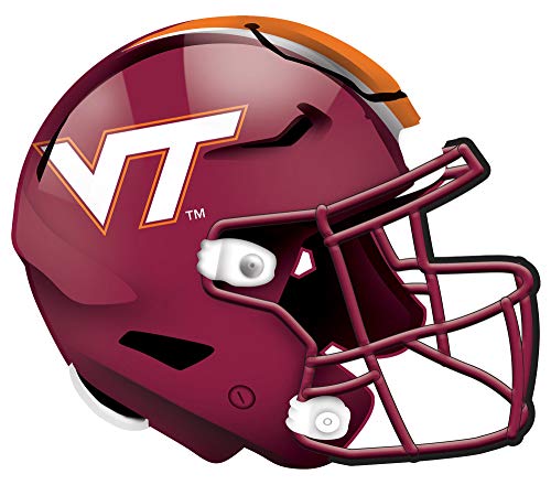 Fan Creations NCAA Virginia Tech Hokies Unisex Virginia Tech University Authentic Helmet, Team Color, 12 inch, (C1008-Virginia Tech)