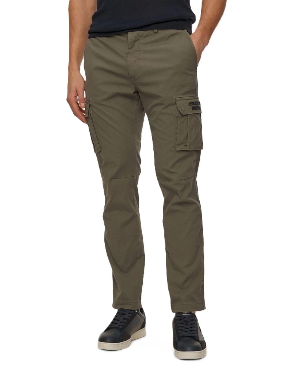 Aeronautica Militare Pantaloni uomo in cotone con tasche cargo 261PA1329UCT02443 8057630684157-60