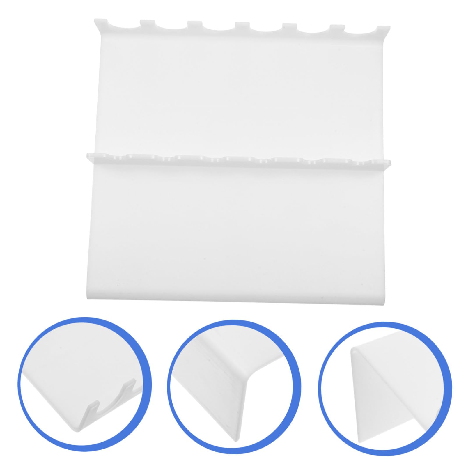 PRETYZOOM Porte-pipettes et Facile D'entretien pour Laboratoire en Plastique Blanc, Support de Z Stable pour Usage en Environnement de Laboratoire