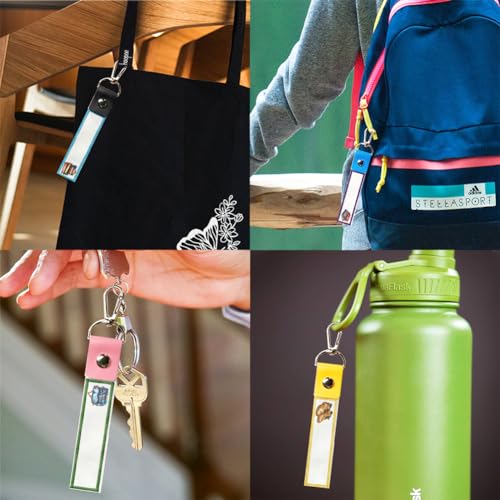 OLYCRAFT 8 peças etiquetas de nome personalizadas ganchos 5,1 x 0,8 polegadas temporada graduação te