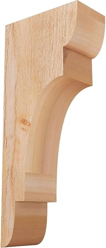 Miniatura 19 de Ekena Millwork COR04X12X12NEB00RWR 4 pulgadas de ancho x 12 pulgadas de profundidad x 12 pulgadas de alto New Brighton Rough Sawn Corbel, cedro rojo
