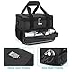 Trunab Isolierte Medizinische Tasche mit 5 Verstellbaren Trennwänden, Wasserfeste Insulin Tasche für Zuhause, Reisen, Camping – Patentiertes Design, Schwarz