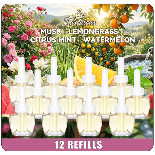 Image of Plug In Air Freshener Refills for Home, Bathroom, 12 Pack 7.92 FL OZ