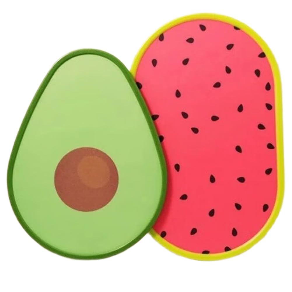 CTRLZS Watermelon Avocado Cutting Board Double-Sided Fruits Vegetable Chopping Board Cute Kitchen