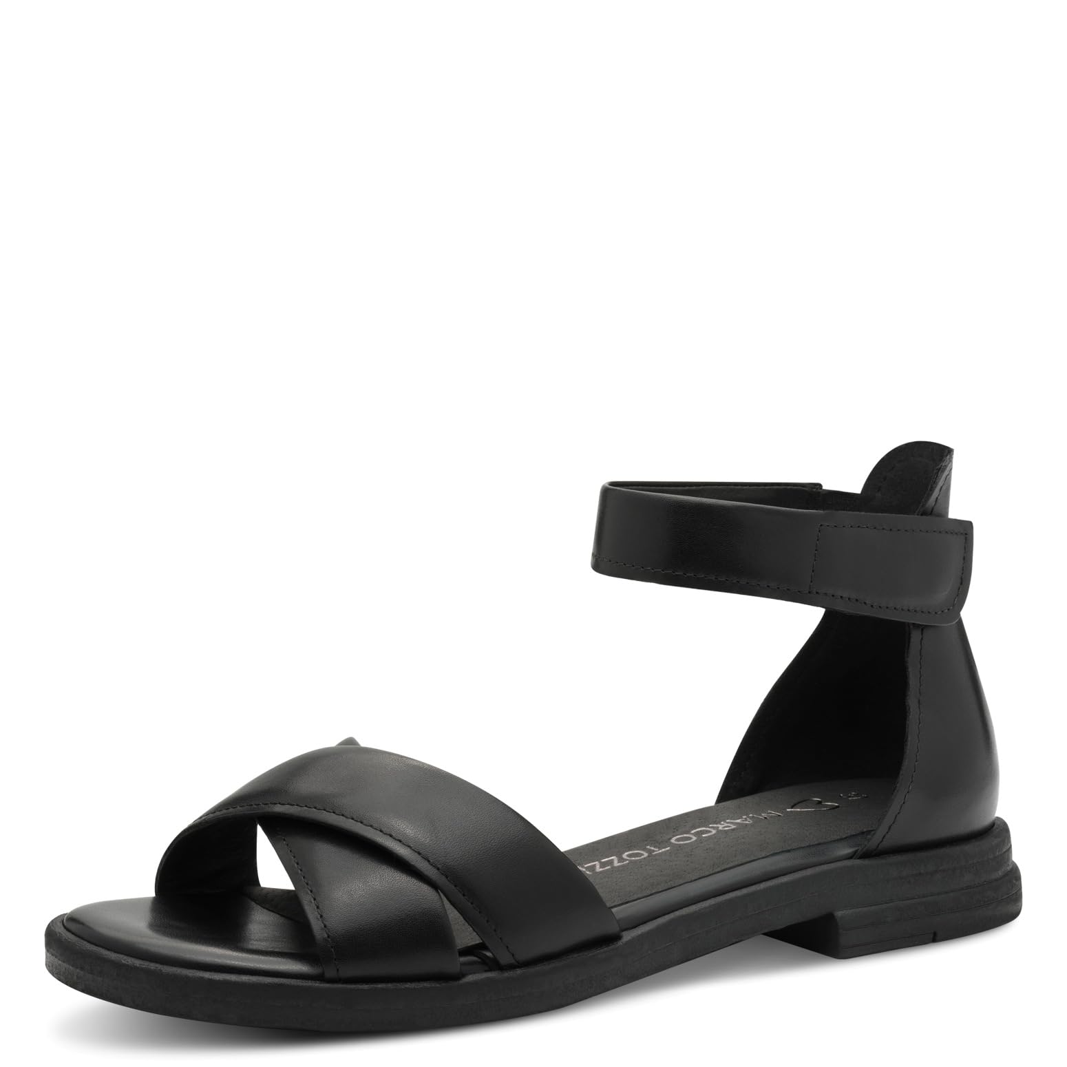 MARCO TOZZI Women's 2-28165-44 Sandals, black, 6 UK