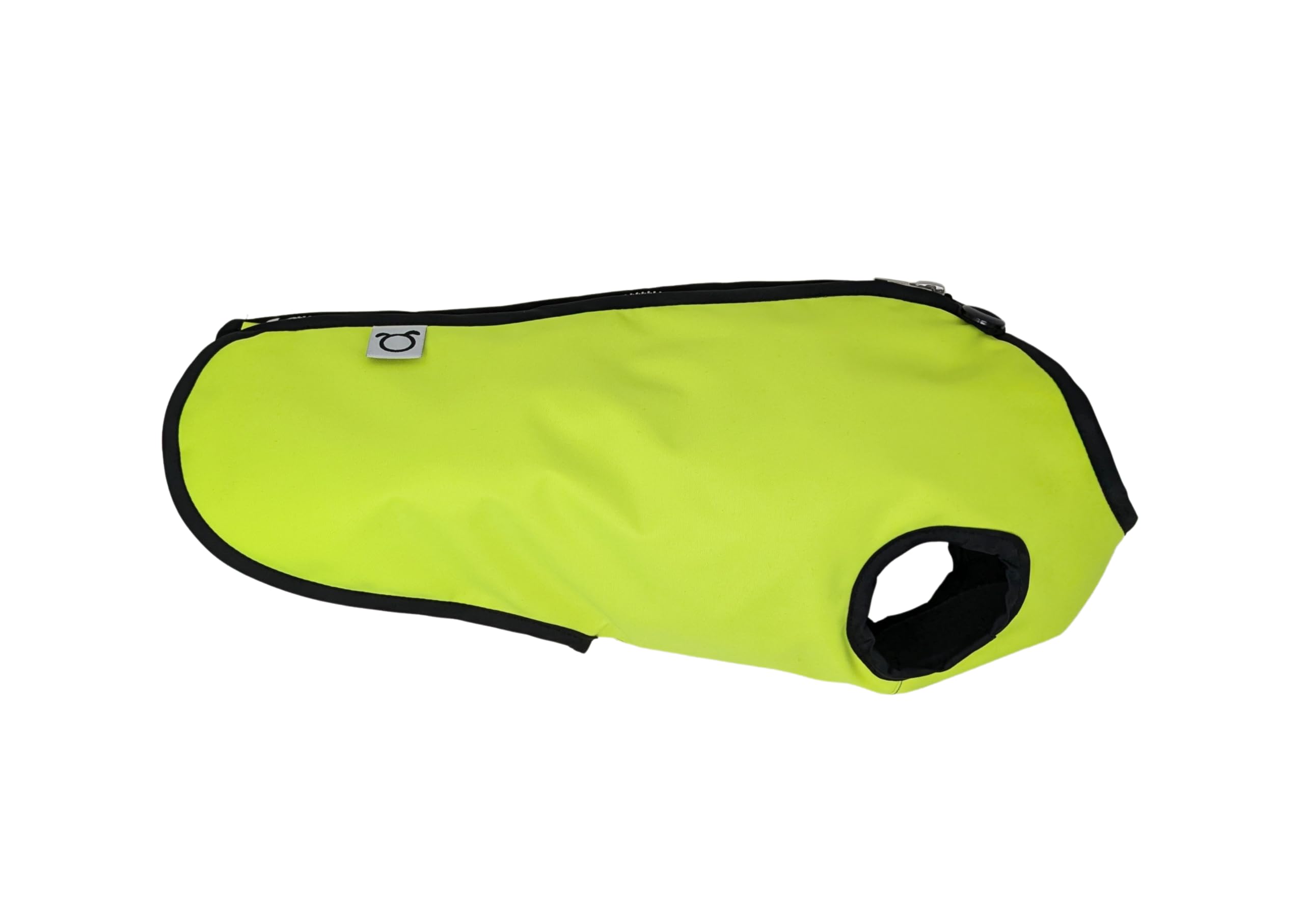 Doggie Coats Waterproof Fleece Lined Dog Raincoat, Dachshund Step In Design (Yellow, 14 inch)
