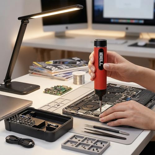 Image of IBELL IBL ES36-15 Cordless Screwdriver 1500 mAH Set with 27 Accessories | 10Nm Max Torque | 3 Torque Settings | 300 RPM Speed | 6.35mm Chuck | Built-in LED Light for Home & DIY Use-6 Months Warranty