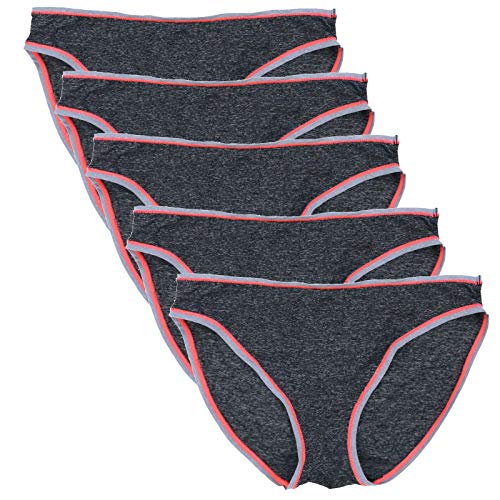 Victoria's Secret Panties Lot Of 5 Everyday Perfect Bikini (S, All Grey Neon)