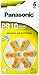 Produktbild 60 Stück (10 Blister) Panasonic Typ 10 Hörgerätebatterie Zinc Air P10 PR70 ZL4 mit 2 Stück LUXTOR® Reinigungstücher für Hörgeräte und Otoplastiken