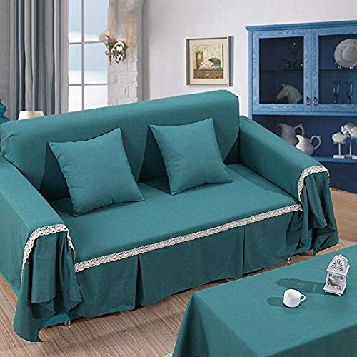 Anti-slip cover pour canapé méridienne gauche unie et extensible