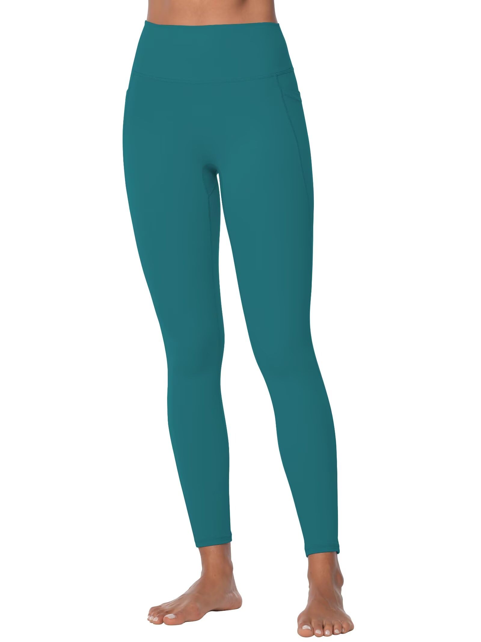 Sunzel Pantalon de Yoga pour Femme - Taille Haute - Legging 7/8 avec Poche - Collants d'entraînement pour la Course à Pied et Le Fitness
