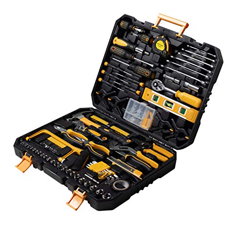 Up To 40% OFF Wrench Tool Kit, KOLOTOOL 298 Piece Household Hand Tool Set with Wrenches Ratchets Hammer Piers