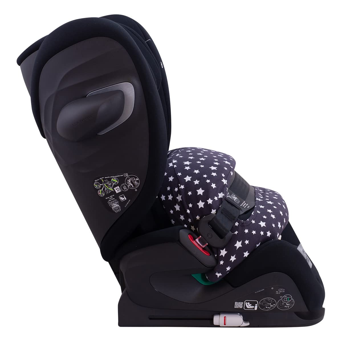 JYOKO KIDS Rivestimento per accessorio di seggiolino auto in cotone Compatibile con Cybex Pallas G I-SIZE (accessorio per le maglie G, WINTER SKY