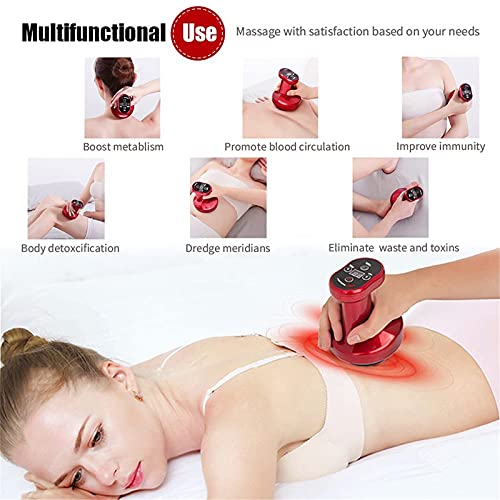 3 in 1 Oplaadbare Elektrische Cupping En Gua Sha Schrapende Therapie Magssager, Gebruikt Op Het Hele Lichaam, Voor Pijnverlichting, Ontgifting Van Het Lichaam - Image 4