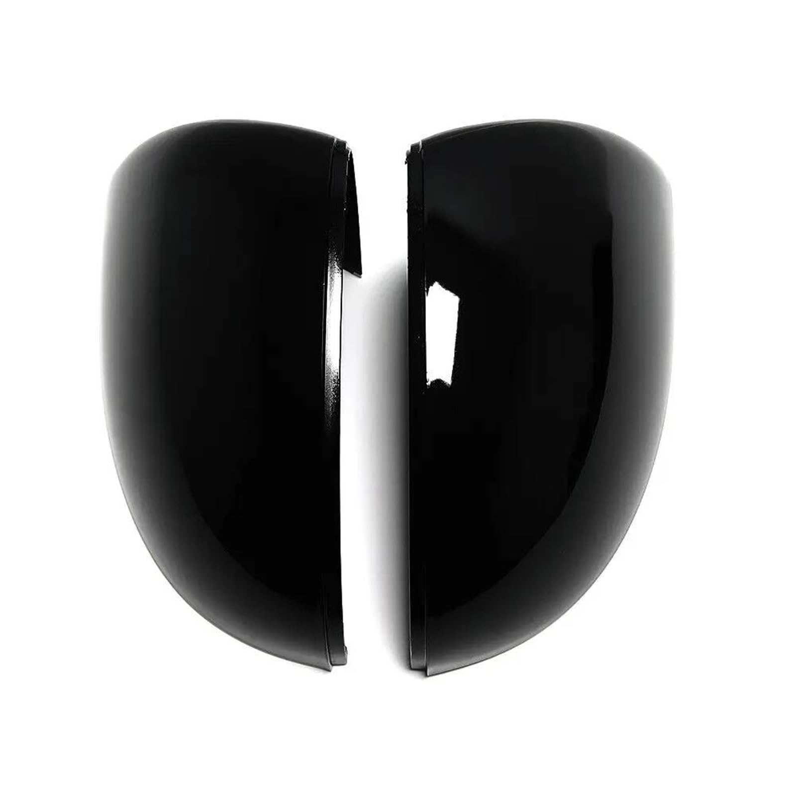 Carcasa de espejo para VW Touareg 7P6857537 7P6857538 negro brillante 8