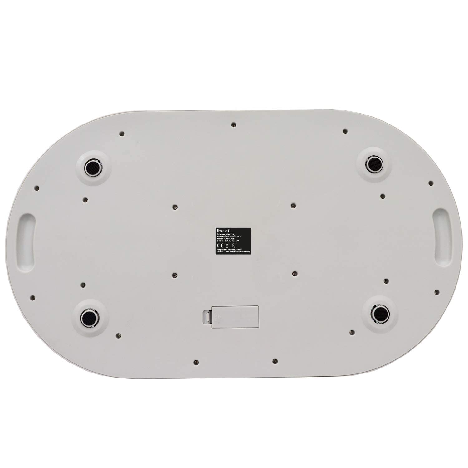 Belko® Báscula digital plana para bebés, hasta 20 kg, báscula de lactancia, báscula para animales y niños