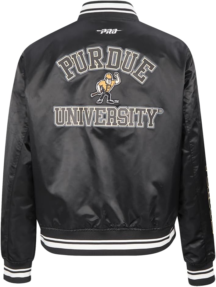 WOMENS COLLEGE PURDUE UNIVERSITY COLLEGE CLASSIC ESSENTIALS JACKET BLACK