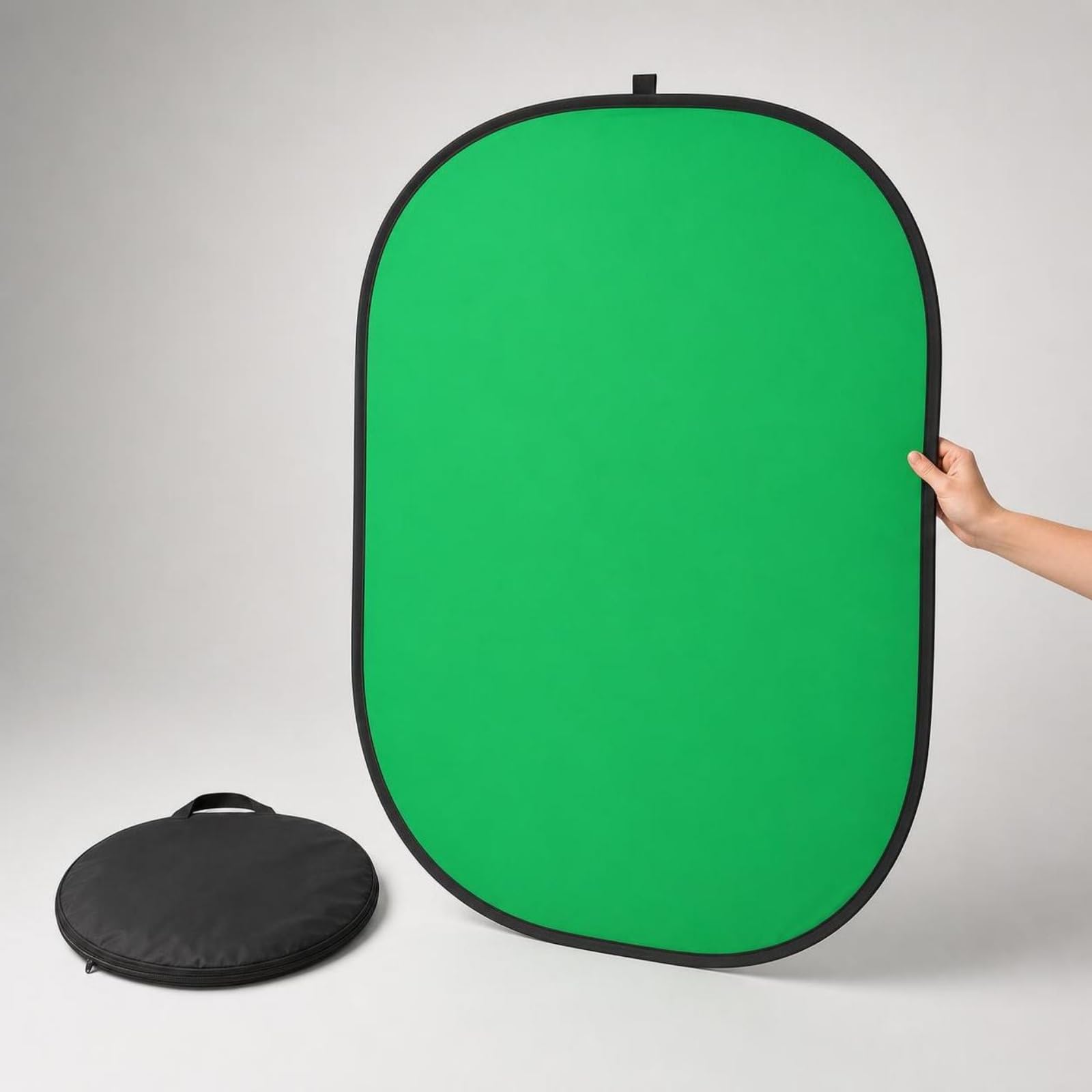 Pannello Sfondo Pieghevole Portatile Sfondo Pieghevole Chromakey Fotografico Bicolore per Riprese Video, Casa, 150 200cm, Pannello Di Sfondo Blu E Verde Due In Uno