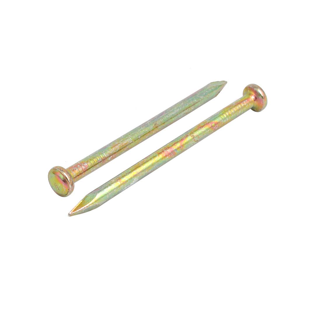 Aexit 4mm Dia Fastener 70mm Length Zinc Alloy Concrete Cement Wood Sliding Nail 30pcs Model:13as216qo281