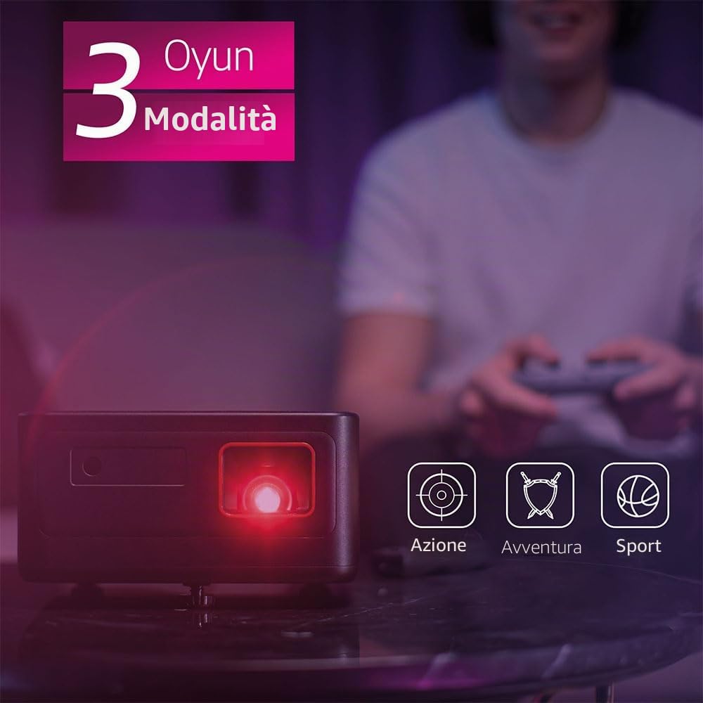 Videoproiettore - PHILIPS - Gamepix 900 - 4K UHD - 1000 ANSI lumen - LED - 120