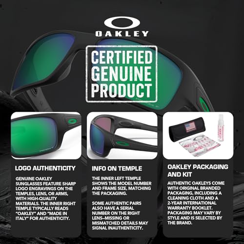 Image of Oakley TURBINE OO9263 Rectangle Shape Sunglasses With Official Eyewear Kit | Men's Sunglasses