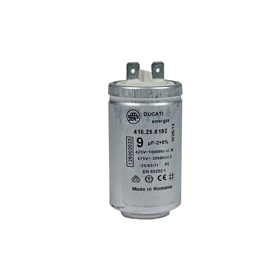 Motor-Anlaufkondensator 9 µF uF 450V Electrolux AEG 125002022 DUCATI