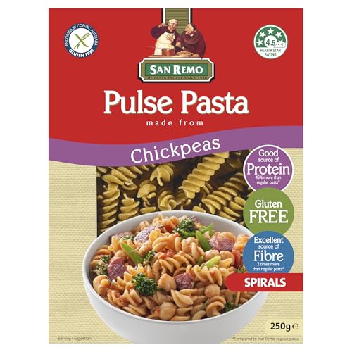 San Remo Chickpeas Spirals Pulse Pasta 250 g