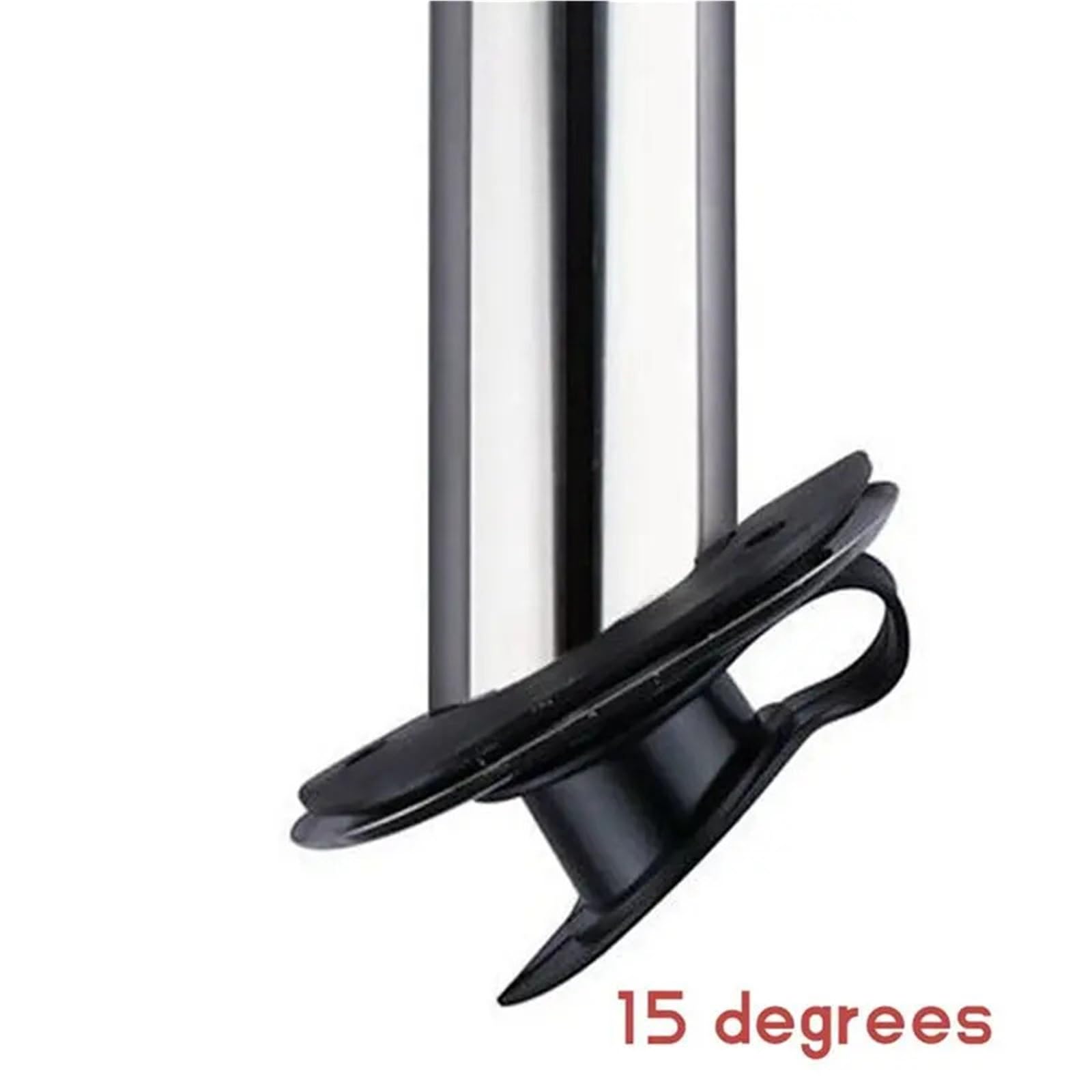Supporto for Canna da Pesca in Acciaio Inossidabile con Supporto for Canna da Pesca da 2 Pezzi da 15 Gradi