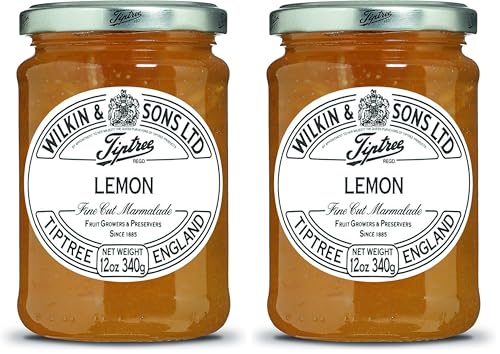 Tiptree Lemon Marmalade, 12 Ounce Jar (Pack of 2)