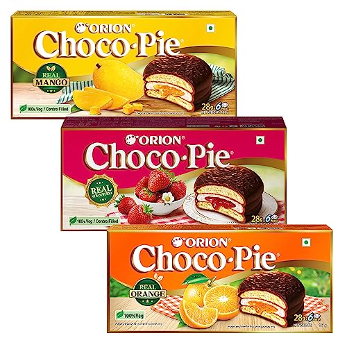 Image of Orion Fruity Chocopie combo (Pack of 3) 1.5 kg