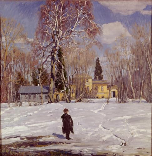 Lienzo Primavera de Vinogradov pintura artística para decorar salones elegantes de 60x90 cm