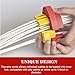 Cable Comb Cat5/Cat6 Data Wire Comb Cable Management Tool Data Cable Comb Wire Comb Network Organizer: Effortless Wire Detangling & Organizing with 5 Magic Zip Ties for Secure Fixing
