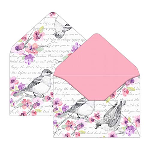 KindNotes Glass Keepsake Gift Jar with Inspirational Messages - Birds and Flowers Enjoy Every Moment - Thumbnail 5
