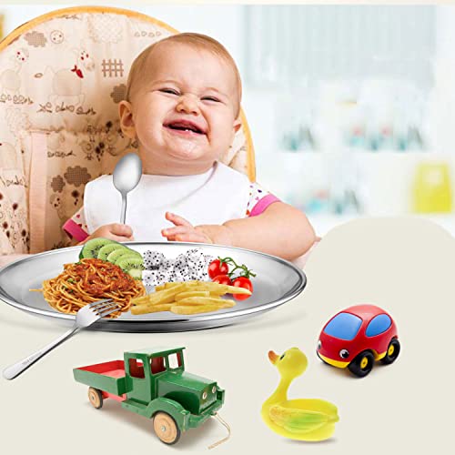 12-Piece Toddler Kids Silverware Set, Haware Stainless Steel Hammered Flatware Cutlery, Children Tableware Includes 4 Spoons 4 Forks 4 Butter Knives, Ideal For Preschooler, Dishwasher Safe #TOP5