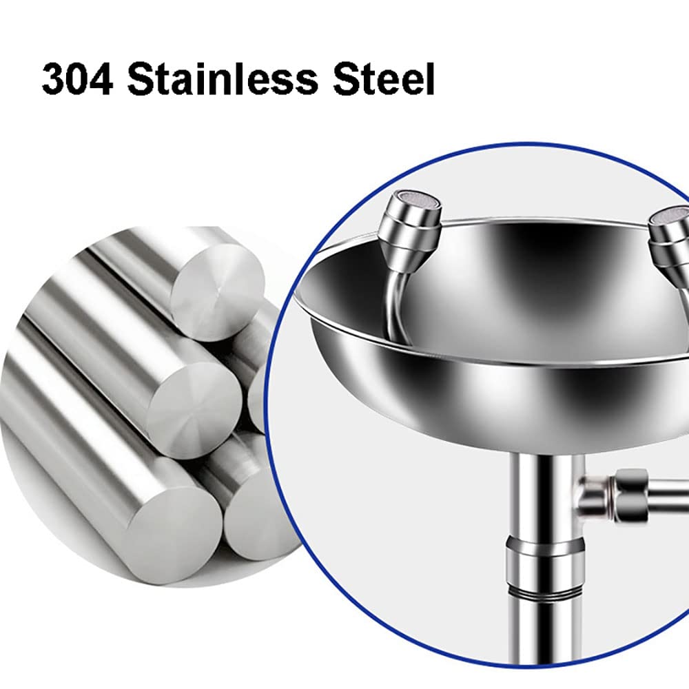 Lavaocchi Di Emergenza | Per Laboratorio E Industria | Acciaio Inox 304 - Foto 8