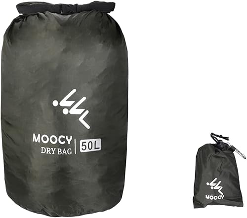 MOPHOEXII Bolsa seca impermeable Totalmente sumergible 1 paquete o 3 bolsas ultraligeras herméticas impermeables Tamaños 5L, 20L y 50L Bolsas
