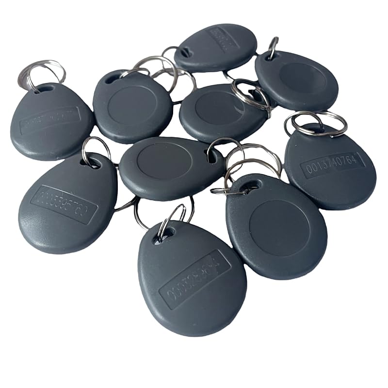 Badge RFID 125 kHz EM4100 bleu lot de 100 porte-clés EM Marine
