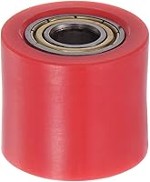 Vista 7 de HARFINGTON Tensor de polea de rodillo de cadena de 0.394 pulgadas (0.394 in), tipo cilindro de nailon, deslizador de rueda para mini motocicleta