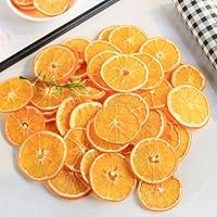 50 Stück Getrocknete Orangenscheiben, Orangenscheiben Getrocknet Deko,Weihnachts-Adventskranz-Dekoration,Zubehör für Weihnachtskranz, Blumendekoration, DIYBasteln