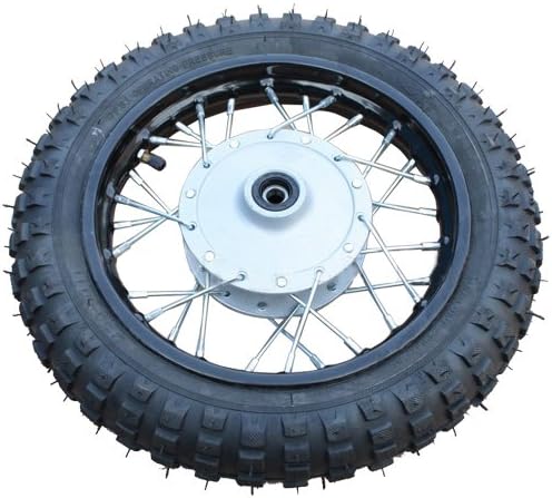 X-PRO 10" Front Wheel Rim Tire 2.5-10 with 12mm Bearing Assembly for Dirt Bikes