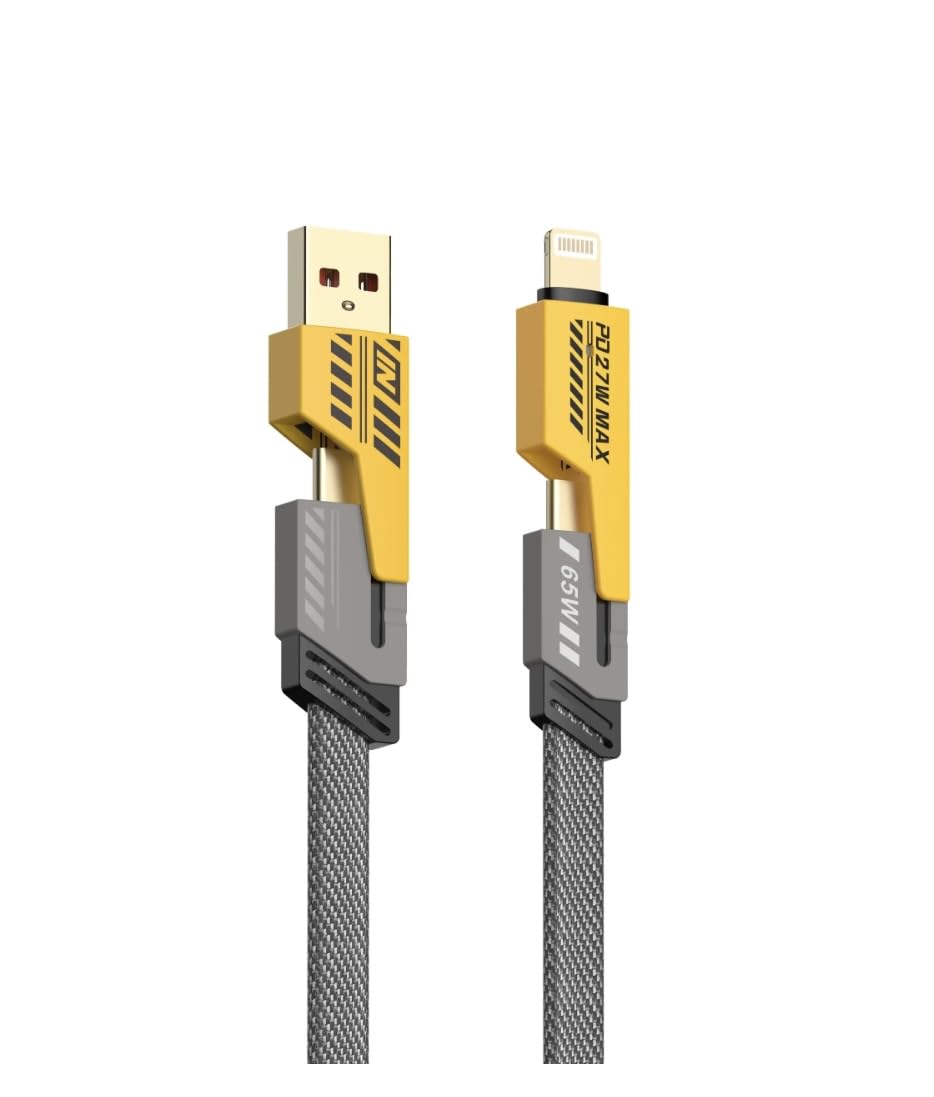 Floravia 4 in 1 65W Super Fast Charging Cable Braided USB C to USB 1.2m. (B0DHLKR4QM) Amazon Price History, Amazon Price Tracker