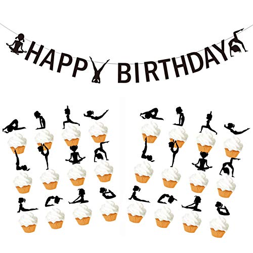 Décoration anniversaire yoga résolvant le manque d'idées de fête prénatale et enfant
