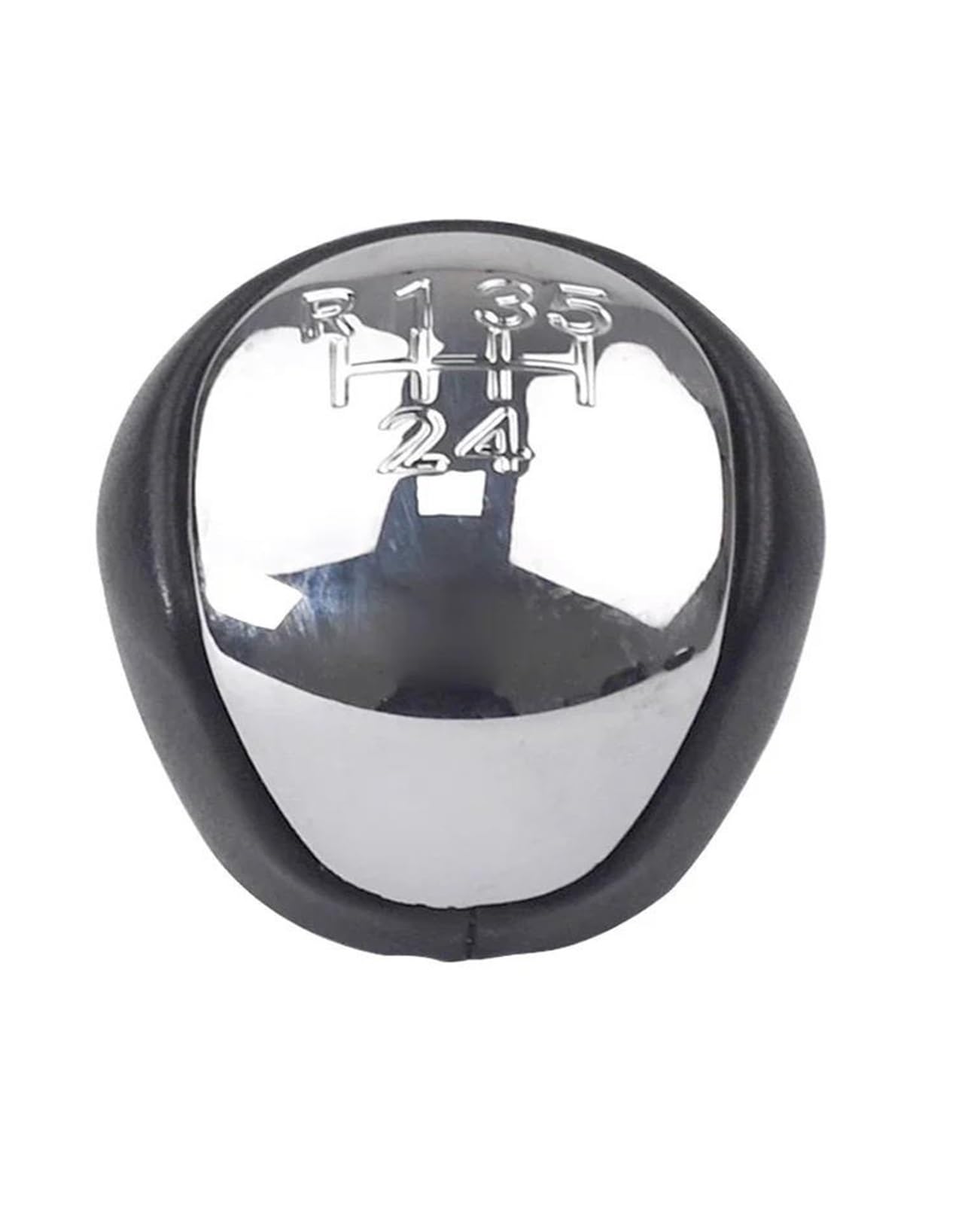 Zncojl Chrome Car Gear Stick Knob For Hyundai For Elantra I30 2008-2012 Car Gear Shift Knob Lever Shifter Head No Modification Required(,For 5 Speed)