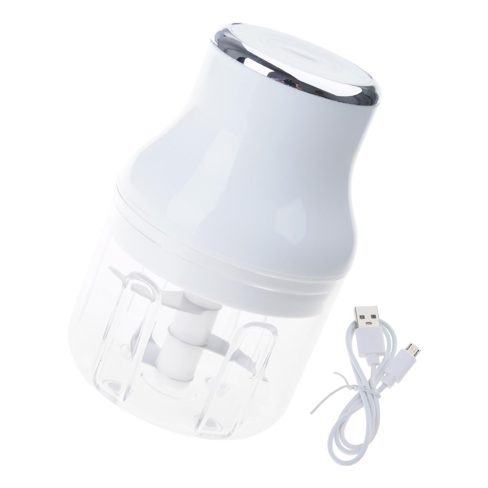 MICFENY USB Rechargeable Miniature Garlic Choppers Powerful Food Processor for Vegetables and Meat Mincer Kitchen Appliance