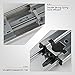 LONTAN 6 Pairs Soft Close Metal Drawer Slides 16 Inch Full Extension and Ball Bearing Drawer Slides - SL4502S3-16 Drawer Slides Heavy Duty 100lb Capacity