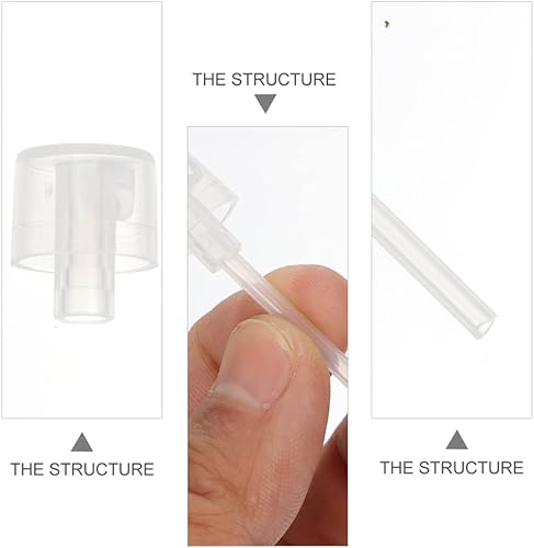 Miniatura 7 de EXCEART Mini botellas de aerosol, 60 unidades, dispensador de perfume, bomba de transferencia, dispensador de cosméticos para viajes, botella de